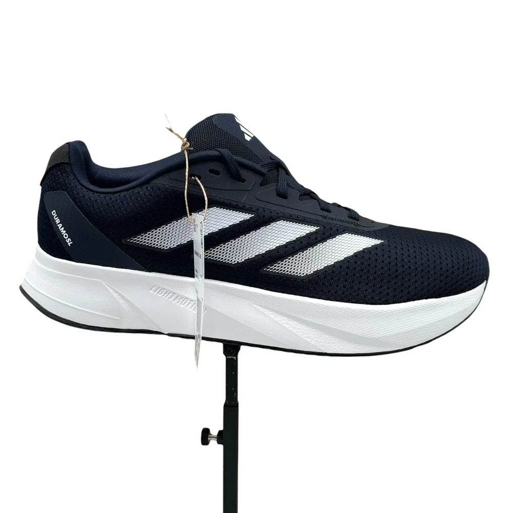 Adidas Duramo SL Mens Running‎ Shoes Size 12 Navy Blue White Athletic Comfort